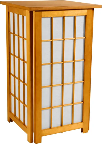 Vista 5 de Red Lantern Lámpara Hokkaido de 19" con cajón, color negro