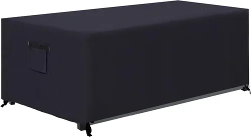 Vista 8 de ABCCANOPY Cubierta para caja de patio, impermeable y a prueba de polvo, protección de invierno, cubierta universal para muebles de exterior, 64 x 30