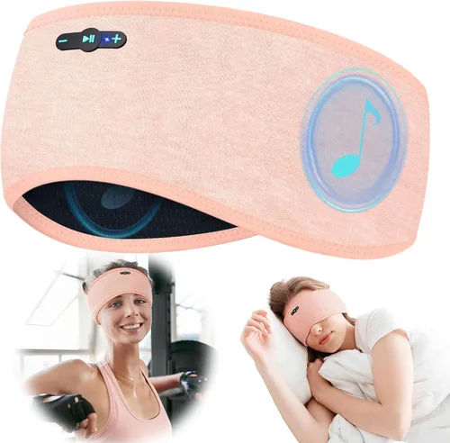 Vista 13 de Sleep Headphones Bluetooth 6.0 Diadema para dormir de lado Negro