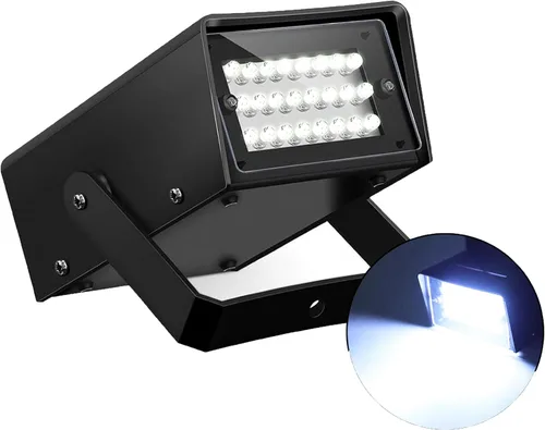 Vista 10 de 24 LED mini luz estroboscópica rosa luces de fiesta de baile LED