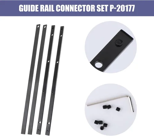 Vista 4 de Kit de conectores de riel de guía, P-20177 para sierra de riel Makita, cortes largos, compatible con accesorios de riel de cortina Festool