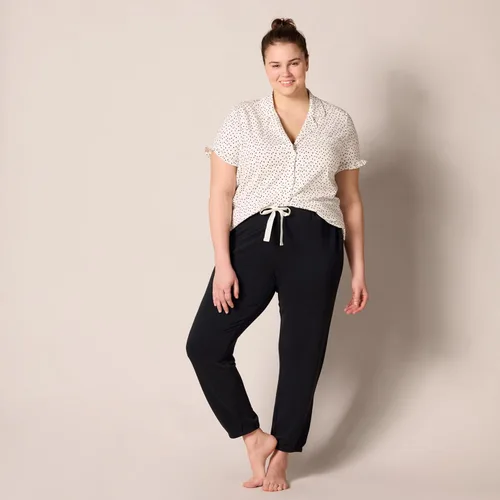 Vista 7 de Tienda Essentials Womens Lightweight Lounge Terry Jogger Pajama Pant (Available in Plus Size)