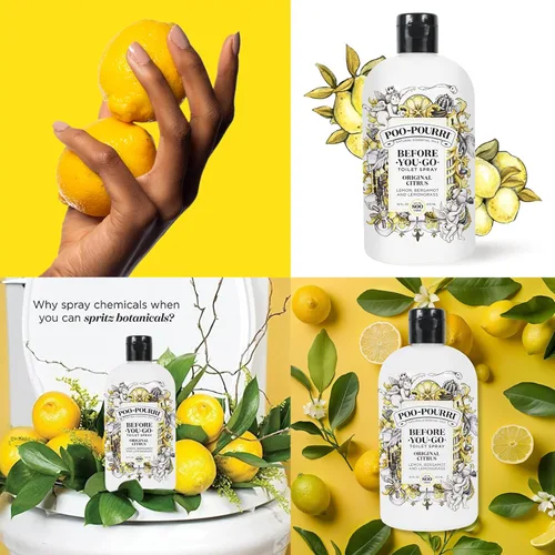 Vista 4 de Poo-Pourri - Espray para inodoro Before-You-Go, botella de repuesto, fragancia Original