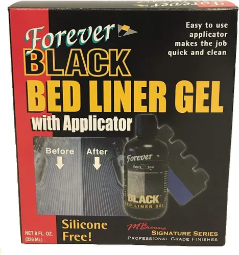 Vista 2 de Forever - Gel para tapete de caja de camioneta en color negro