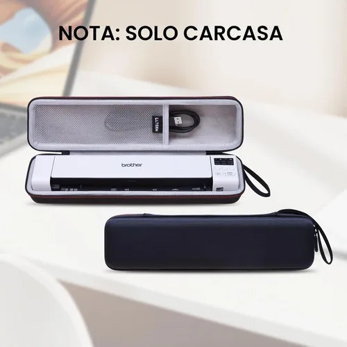 Vista 8 de LTGEM - Funda rígida para Brother DS-640 / DS-740D / DS-940DW / DS-720D e Itari & HP Small USB y Canon imageFORMULA P-208II escáner de documentos
