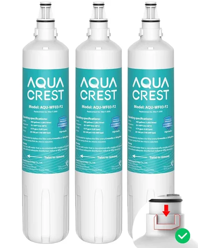 Vista 14 de AQUACREST F-1000, 4204490 Filtro de agua, repuesto para InSinkErator® F-1000, F-2000, F-3000, Sub-Zero 4204490, 4290510, WCF110-L y AquaPure AP Easy