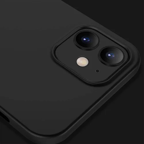Vista 5 de X-level Funda compatible con iPhone 12/iPhone 12 Pro, ultrafina, suave, flexible, de poliuretano termoplástico, acabado mate, agarre delgado, funda