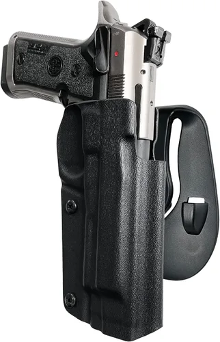 Vista 8 de Black Scorpion Gear OWB Kydex Paddle Holster se adapta a Beretta 92X Performance Fibra de carbono