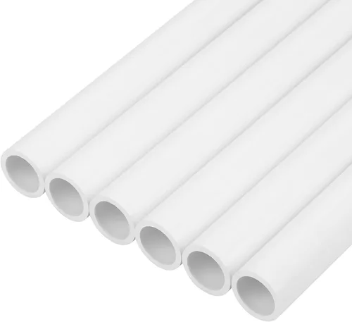 Vista 24 de 4 tubos de PVC de 1-1/2 pulgadas de largo, tubo rígido de PVC Sch40 de 17 pulgadas de largo, tubos redondos de tubería para instalación de cableado