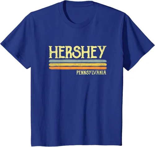 Vista 53 de Camiseta vintage de regalo de recuerdo de Hershey Pennsylvania PA, Negro, S
