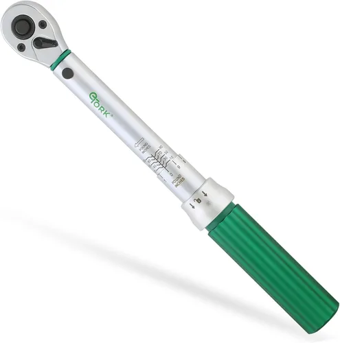 Vista 9 de eTORK Llave dinamométrica de 1/4 con sistema de bloqueo magnético, llave dinamométrica de pulgada-libra (5-50 in-lb) (0.6-5.6 Nm), precisión