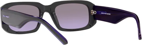 Vista 20 de ARNETTE Gafas de sol para hombre, montura negra, lentes gris oscuro, 2.087 in