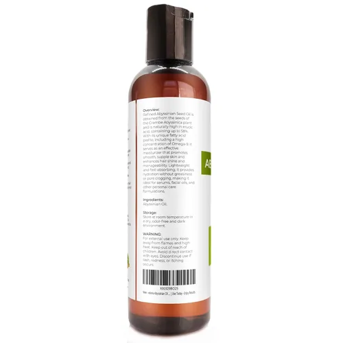 Vista 3 de velona Aceite de abisinio de 4 onzas líquidas Aceite portador 100% puro y natural Cuidado del cabello Uso hoy - Disfruta de resultados
