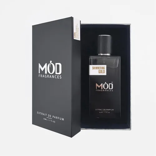 Vista 4 de Fragancias Mod Perfume De Oro Brillante Para Las Mujeres Fragancia Floral Larga Duración Extrait De Parfum 1.7 fl oz
