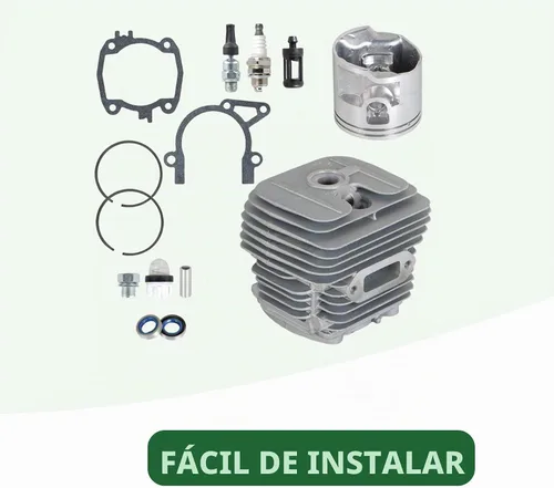 Vista 6 de Kit de juntas de pistón de cilindro (1.969 in) de repuesto para Stihl TS410