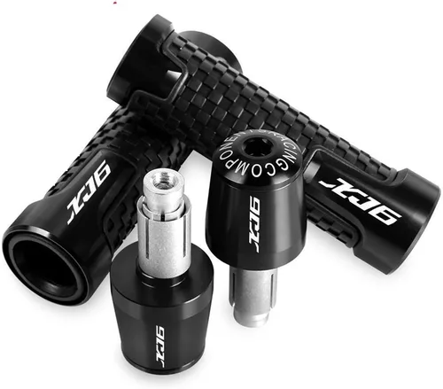 Vista 10 de Motocicleta para Y&AMAHA XJ6 XJ-6 2010-2016 XJ6ABS XJ6 Diversion XJ 6 N Mango Bar Grip Extremos 7/8" Manillar de goma Gel Hand Grips Freno Manos Azul