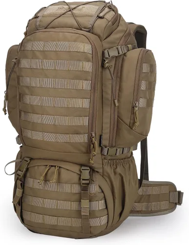 Vista 9 de Mardingtop Mochila de marco interno de 50L, Negro, Táctica