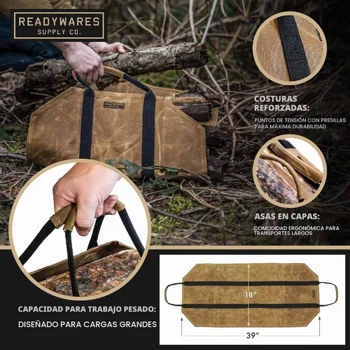 Vista 2 de Readywares bolsa de lona para leña