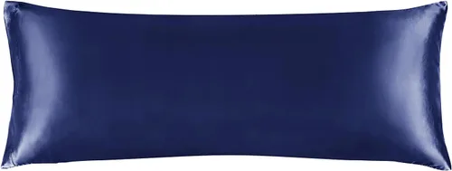 Vista 140 de BEDELITE Funda de almohada de satén para cabello y piel, súper suave y refrescante similar a las fundas de almohada de seda, paquete de 2 con cierre