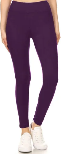 Vista 3 de Leggings Depot Leggings de cintura alta para mujer suaves como la mantequilla pretina de 3 pulgadas para yoga tallas regular plus 1X3X 3X5X