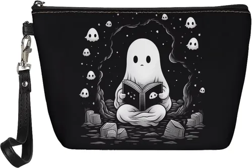 Vista 12 de Upetstory Bolsa de maquillaje de animales, bolso pequeño de cuero para cosméticos de viaje para niñas y mujeres, bolso de mano para lápiz labial