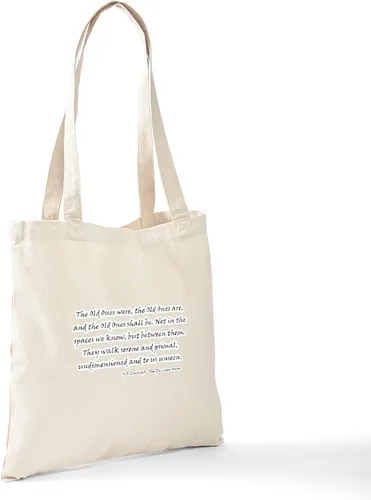 Vista 6 de CafePress HPL: Old Ones Tote Bag Reusable Natural Beige Canvas Shopping Bag