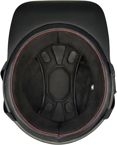 Vista 5 de Casco de motocicleta vintage para hombres y mujeres adultos, casco de moto de cara abierta, casco retro medio casco de moda gorra de béisbol casco