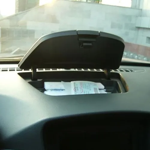 Vista 2 de para Chevrolet Cruze 2010 2011 2012 2013 2014 2015 Caja de Almacenamiento de Control Central del Tablero Cubierta de Modificación Accesorios (Negro)