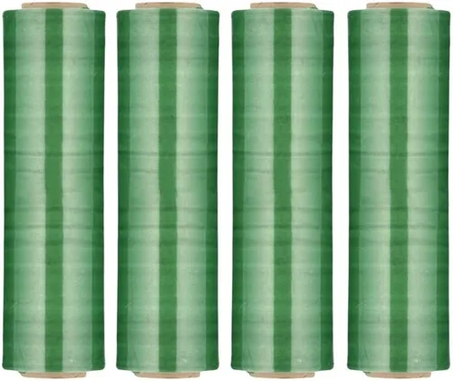 Vista 29 de PSBM - Rollo de película elástica azul, paquete de 4, 18 pulgadas x 1000 pies, calibre 100, rollos de película elástica a mano oscura/opaca