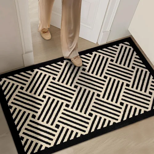 Vista 62 de GRANNY SAYS Tapete para puerta, de 32 x 20 pulgadas, tapete de bienvenida para exteriores, antideslizante, absorbe la suciedad para la entrada
