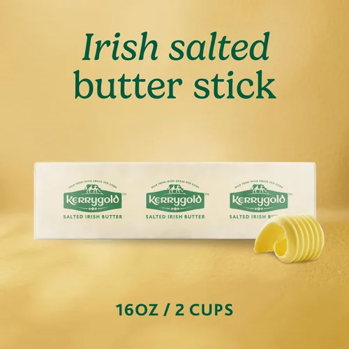 Vista 3 de Kerrygold Barras de Mantequilla Pura Irlandesa Alimentada con Hierba con Sal, 16 OZ