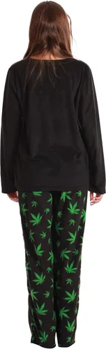 Vista 4 de Just Love - Conjunto de pijama ultrasuave para mujer, camisón, pantalón deportivo y calcetines a juego