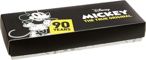 Vista 6 de Disney Mickey Mouse - Reloj analógico vintage de cuarzo para adultos Negro