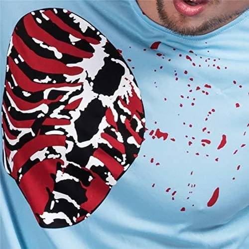 Vista 5 de EraSpooky Disfraz de doctor sangriento de zombi para Halloween