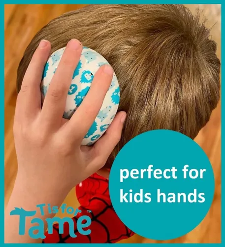 Vista 2 de T is for Tame Cepillo desenredante para niños pequeños y niños, mini cepillo desenredante domina nudos sin lágrimas o rabietas
