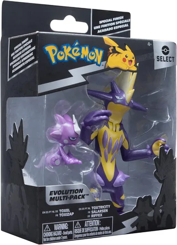 Vista 8 de Pokémon Select Evolution 2 Evolution Pack - Cuenta con figuras de batalla de toxel de 2 pulgadas y toxtricidad de 3 pulgadas