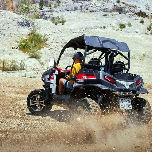 Vista 7 de Motobiker Espejos Laterales UTV con Jaula de Barra Antivuelco de 1.75" o 2" Pulgadas, Espejo Lateral de Vista Trasera Ajustable Compatible