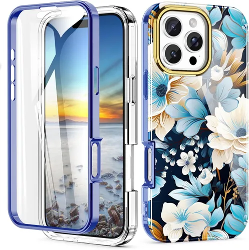 Vista 18 de Bonita funda de mármol para iPhone 11 Pro Max de 6.5 pulgadas, fabricada con protector de pantalla, ligera y elegante, cuerpo completo, a prueba