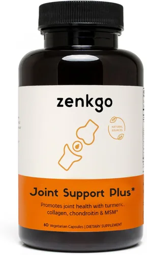 Vista 10 de Zenkgo Colágeno hidrolizado de cúrcuma condroitina boswellia MSM - Suplemento de apoyo para las articulaciones, ayuda con la movilidad