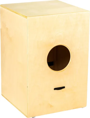 Vista 7 de Meinl Cajón Tambor, Tamaño Completo con Cuerdas Internas de Metal para Efecto de Caja Ajustable, Madera de Abedul, HCAJ1NT Natural