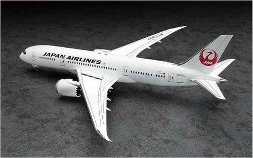 Vista 2 de Hasegawa 1/200 Japan Airlines B787-8 Modelo de plástico 17