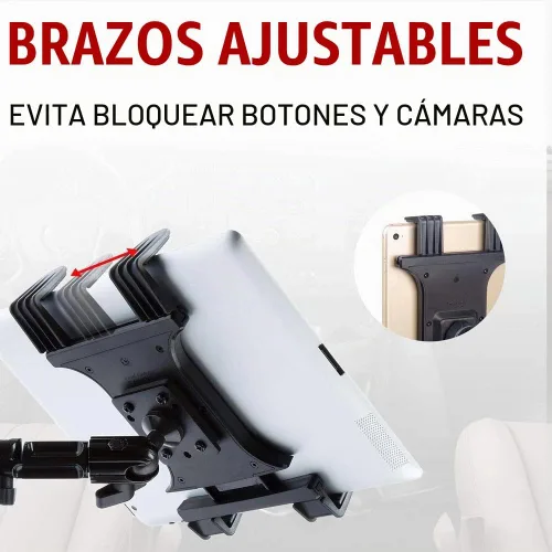 Vista 5 de Tackform Soporte para portavasos de tableta para automóvil o camión [Serie Enduro] Soporte ELD resistente - Brazo ajustable de aluminio de 3 vías