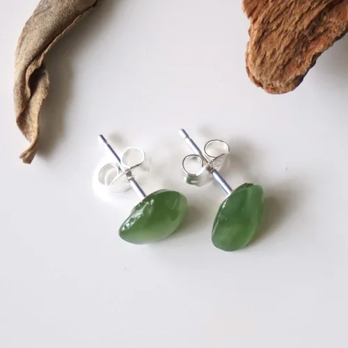 Vista 49 de Pendientes de tuerca de cristal de piedra natal aleternativa para mujer y hombre