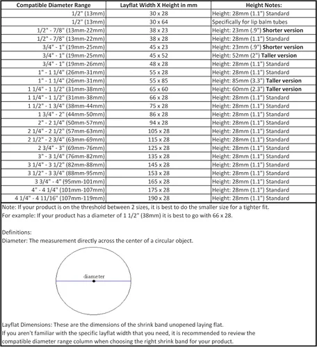 Vista 5 de Banda retráctil perforada negra de 1.772 x 2.047 in para botellas de salsa picante y otras botellas líquidas, se adapta a 3/4" a 1" de diámetro A)