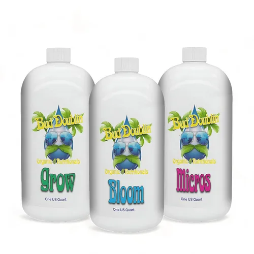 Vista 5 de Bud Doublin Micros - Fertilizante natural para brotes con ácido húmico y fúlvico (1 cuarto de galón), fertilizante líquido orgánico adecuado