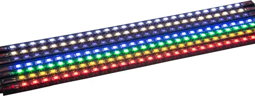Vista 5 de Barra de luz LED ultrafina Oznium - Ámbar