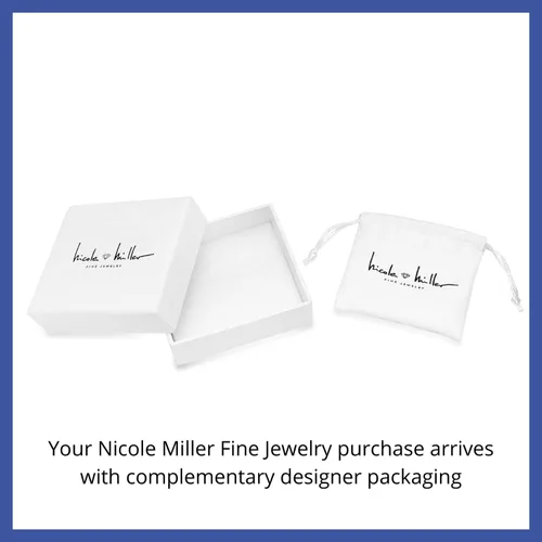 Vista 7 de Nicole Miller Fine Jewelry - Juego de aretes redondos de piedra natal de 2.75 quilates, joyería de piedras preciosas de 0.354in para mujer en plata
