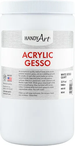 Vista 8 de Handy Art Estudiante acrílico 16 onzas, gesso negro