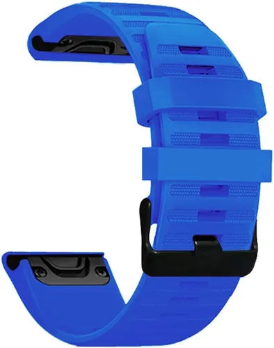 Vista 11 de AISPORTS Correa de silicona compatible con Garmin Fenix 7/7 Pro/6/6 Pro/5/5 Plus, correa de reloj de ajuste rápido de 0.866 pulgadas, correa