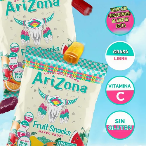 Vista 4 de Bocadillo AriZona gomas de fruta real, masticables